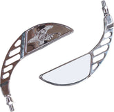 Bike It Vixen Universal Chrome Mirrors With 10mm Thread